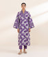 Women's Unstitched Purple Lawn 2 Piece Suit